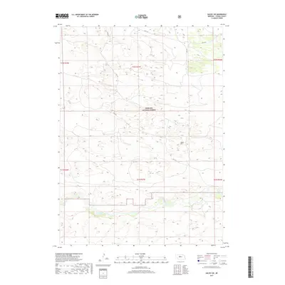 2017 Map of Halsey SW, 2017 Print