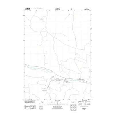 2011 Map of Halsey, 2011 Print