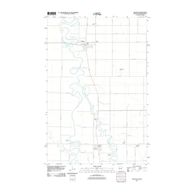 2011 Map of Halstad, 2011 Print