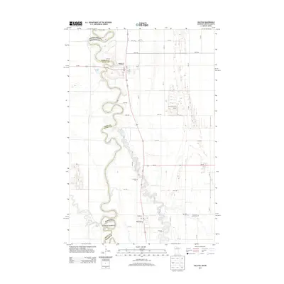 2013 Map of Halstad, 2013 Print