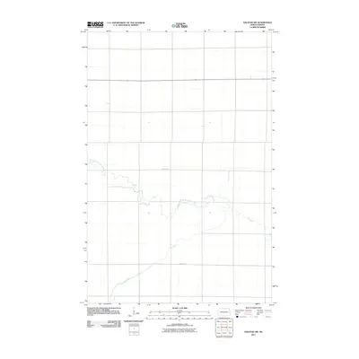 2011 Map of Halstad SW, 2011 Print