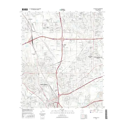 2016 Map of Haltom City, 2016 Print