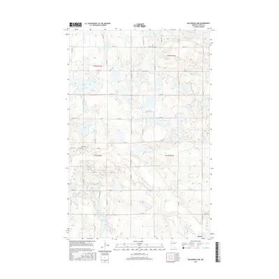 2016 Map of Halverson Lake, 2016 Print
