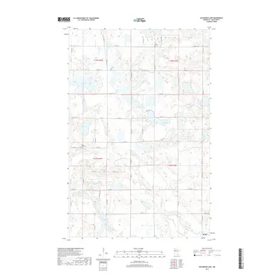 2019 Map of Halverson Lake, 2019 Print