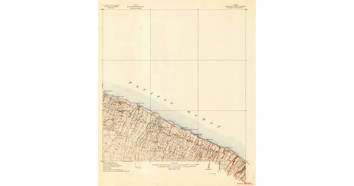 Old Maps of Kukui Village Hawai i - Hamakua Hawaii County Hi Usgs Topo 1915 Og 1200x630 