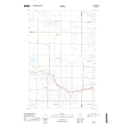 2018 Map of Hamar, 2018 Print