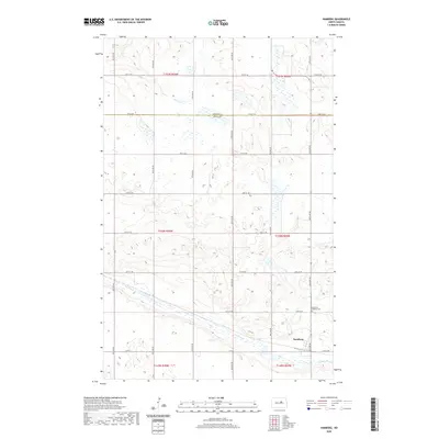2020 Map of Hamberg, 2020 Print