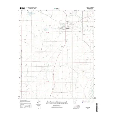 2017 Map of Hamburg, 2017 Print