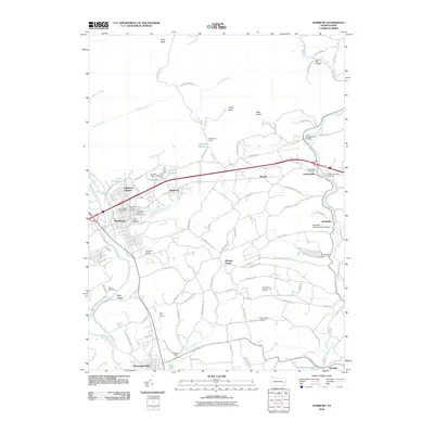 2010 Map of Hamburg, 2010 Print