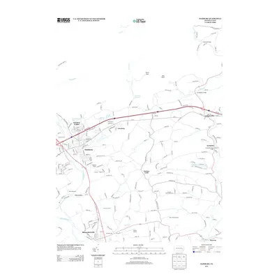 2013 Map of Hamburg, 2013 Print