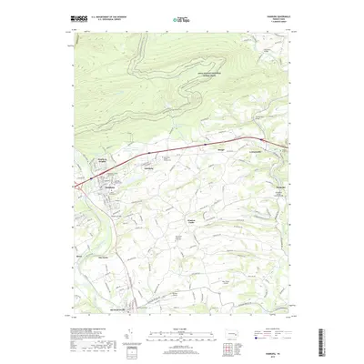 2019 Map of Hamburg, 2019 Print
