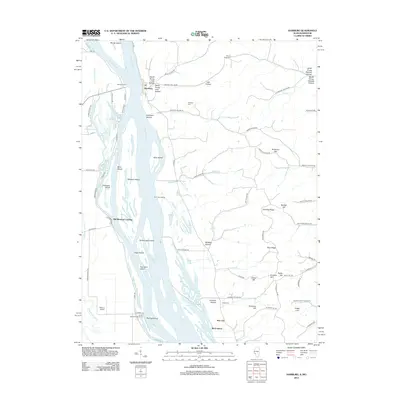 2012 Map of Hamburg, 2012 Print
