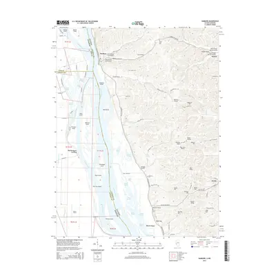 2015 Map of Hamburg, 2015 Print