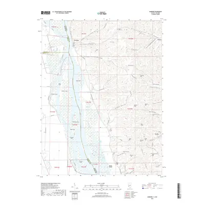 2018 Map of Hamburg, 2018 Print