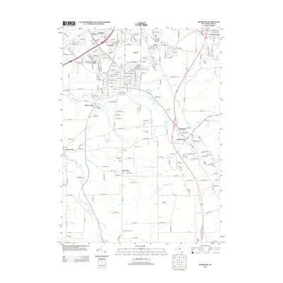 2013 Map of Hamburg, 2013 Print