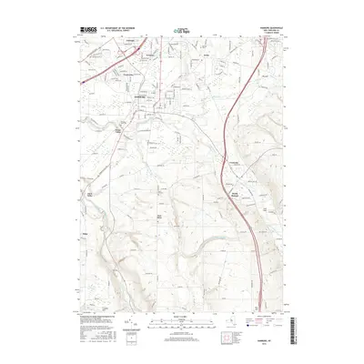 2016 Map of Hamburg, 2016 Print