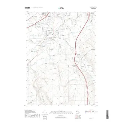 2019 Map of Hamburg, 2019 Print