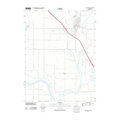 2010 Map of Hamburg, 2010 Print