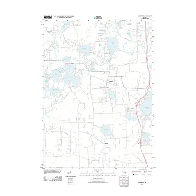 2011 Map of Hamburg, 2011 Print