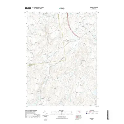 2018 Map of Hamburg, 2018 Print