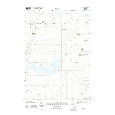 2013 Map of Hamburg, 2013 Print