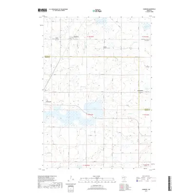 2019 Map of Hamburg, 2019 Print