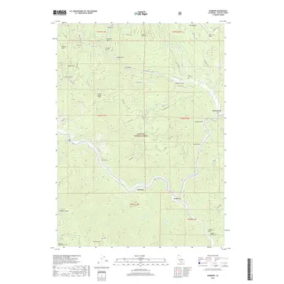 2018 Map of Hamburg, 2018 Print