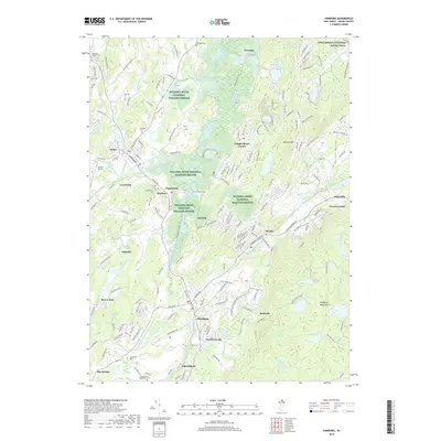 2019 Map of Hamburg, 2019 Print