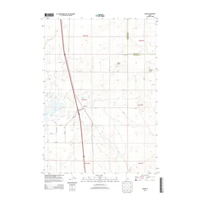 2013 Map of Hamer, 2013 Print