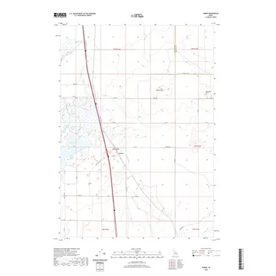 2020 Map of Hamer, 2020 Print