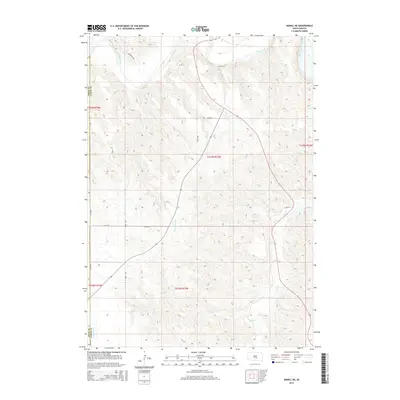 2015 Map of Hamill NE, 2015 Print