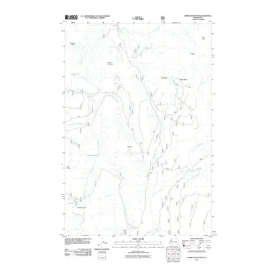 2011 Map of Hamilton Buttes, 2011 Print