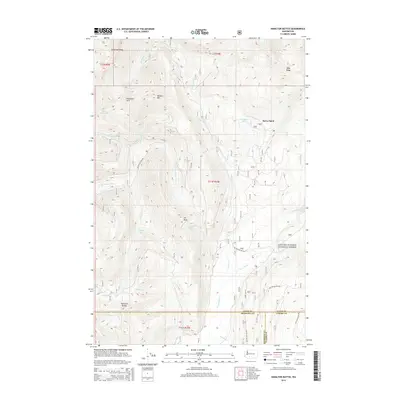 2014 Map of Hamilton Buttes, 2014 Print
