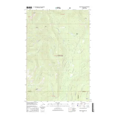 2017 Map of Hamilton Buttes, 2017 Print