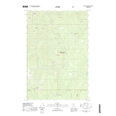 2020 Map of Hamilton Buttes, 2020 Print