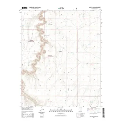 2014 Map of Hamilton Crossing, 2014 Print