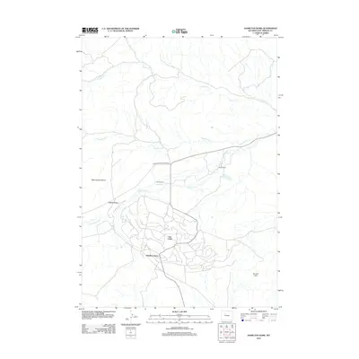 2012 Map of Hamilton Dome, 2012 Print