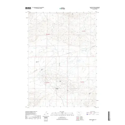 2017 Map of Hamilton Dome, 2017 Print