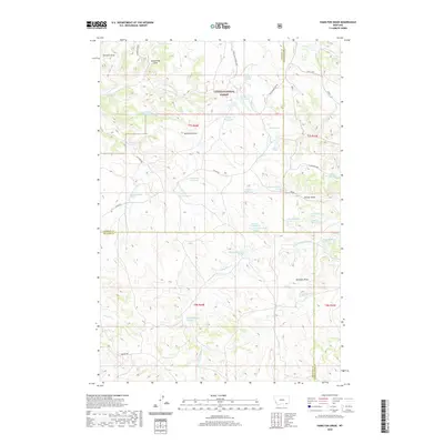 2020 Map of Hamilton Draw, 2020 Print