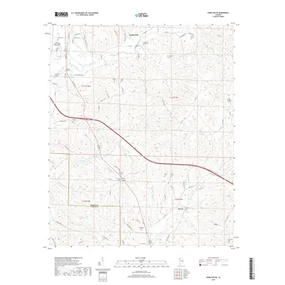2018 Map of Hamilton SW, 2018 Print