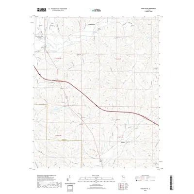 2020 Map of Hamilton SW, 2020 Print