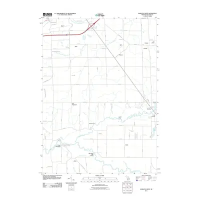 2011 Map of Hamilton West, 2011 Print