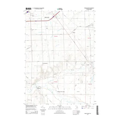 2014 Map of Hamilton West, 2014 Print