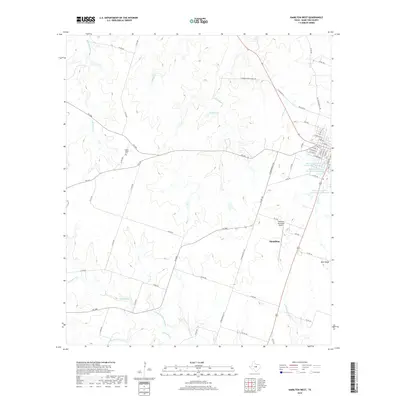 2019 Map of Hamilton West, 2019 Print
