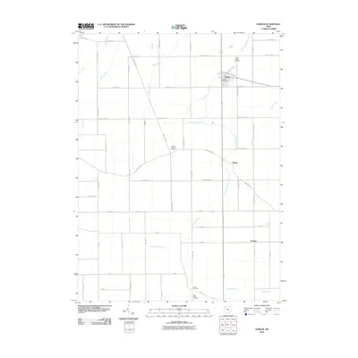 2010 Map of Hamler, 2010 Print