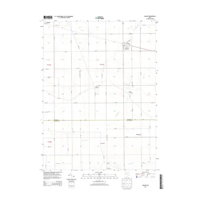 2013 Map of Hamler, 2013 Print