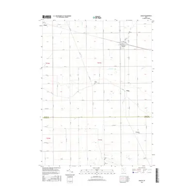 2016 Map of Hamler, 2016 Print