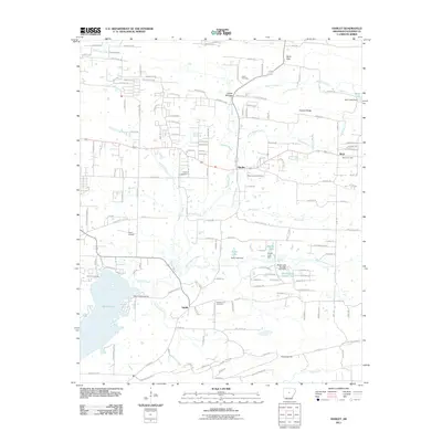 2011 Map of Hamlet, 2011 Print