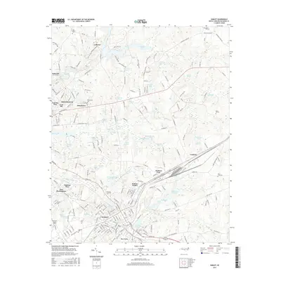 2016 Map of Hamlet, 2016 Print