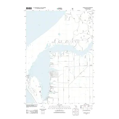 2012 Map of Hamlin Lake, 2012 Print